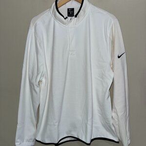Nike Golf Therma Victory Half-Zip Pullover Sweatshirt White Men's XL CQ8968-100
